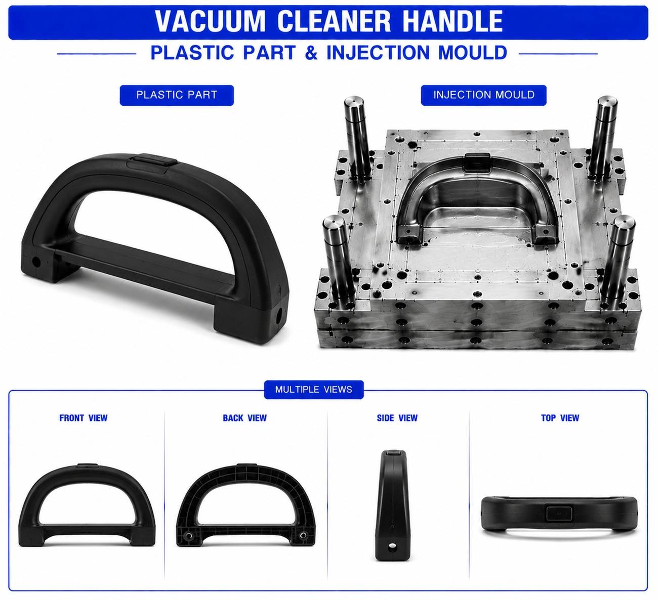 Vacuum Cleaner Plastic Handle